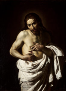 Giovanni Antonio Galli, gen. Lo Spadarino, Christ Displaying his Wounds, c. 1625/35, © Perth Museum and Art Gallery, Perth and Kinross Council Scotland