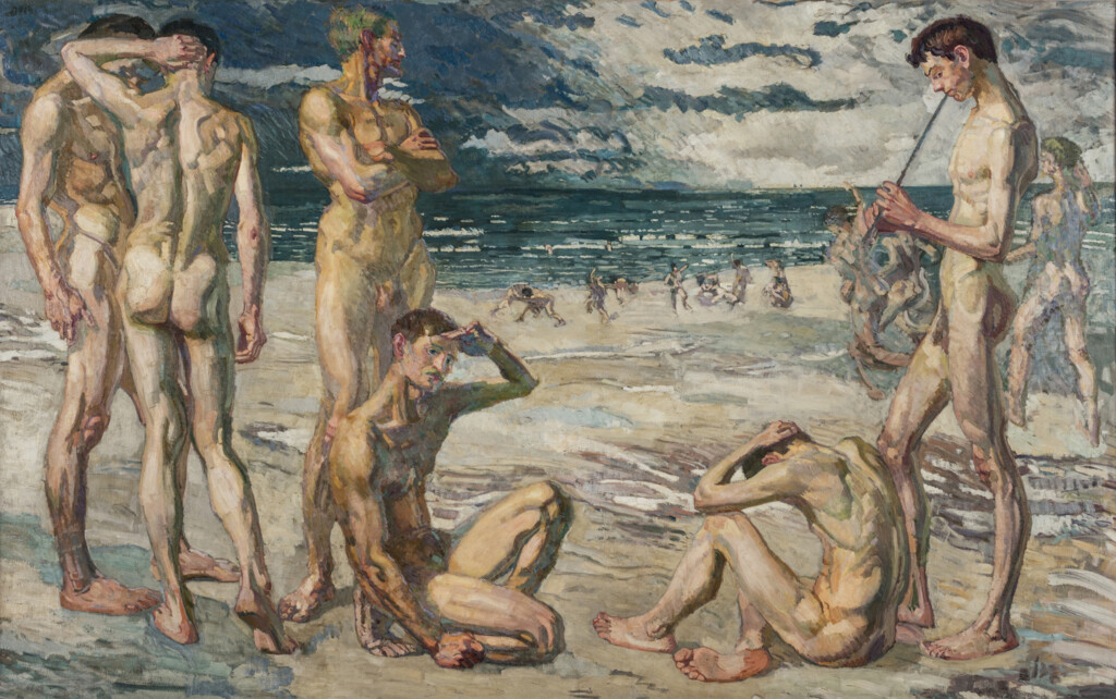  Max Beckmann, Young men by the sea, 1905