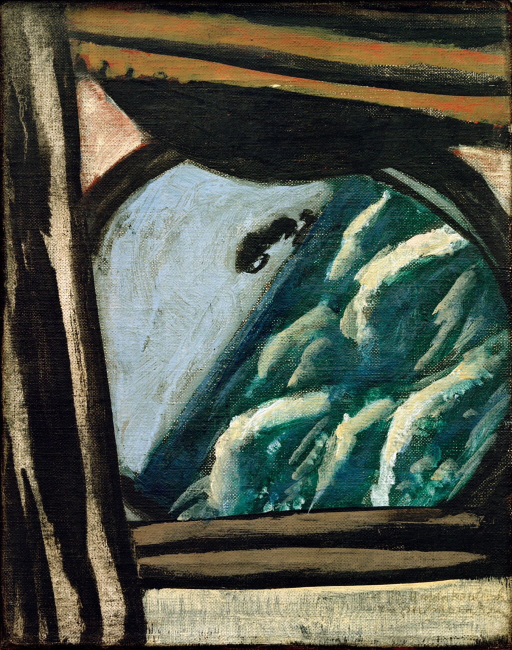  Max Beckmann, View from the port hole, 1934

